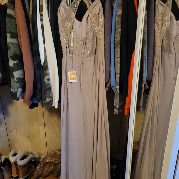 Brand new Morilee bridesmaid dress size 6. Color:latte - Picture 4 of 4